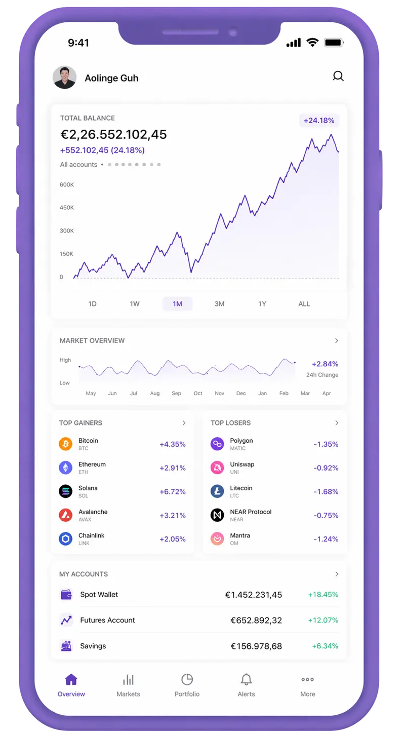 Nexo Portaris trading app